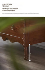 Elegant Ash Wood Multi-Layer Cabinet with 4 Drawers – Timeless Storage Solution for Your Home hsysg-4968