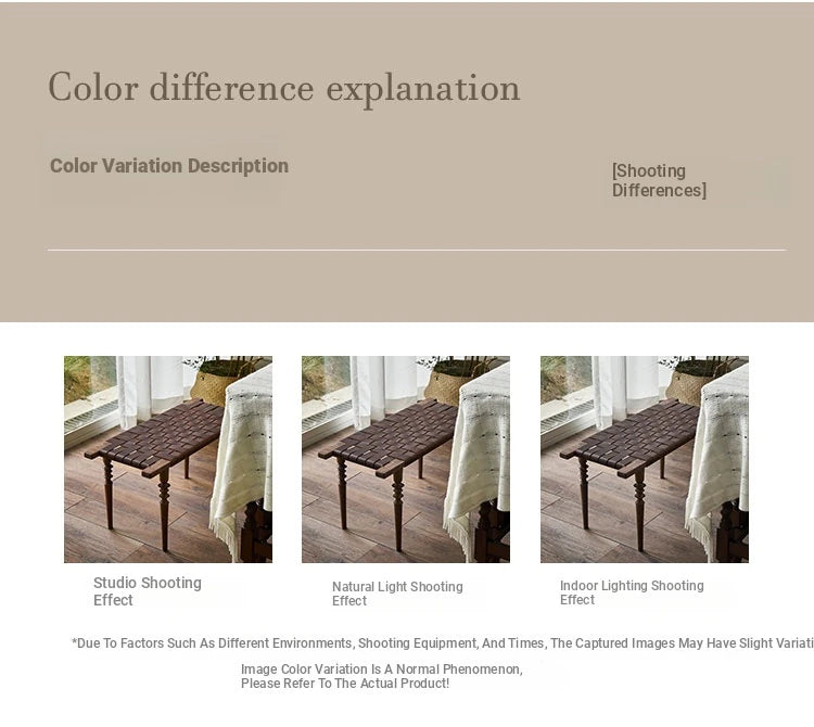 Elegant Ash Wood and Synthetic Leather Stool – Stylish Woven Design for Modern Interiors hsysg-4970