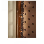 Elegant Ash Wood Glass Display Cabinet for Chic Home Decor - Perfect for Kitchen or Living Room hsysg-4975
