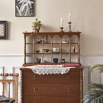 Elegant Ash Wood Storage Rack – Stylish Display Shelves for Kitchen or Living Room Décor hsysg-4977