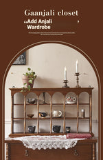 Elegant Ash Wood Storage Rack – Stylish Display Shelves for Kitchen or Living Room Décor hsysg-4977