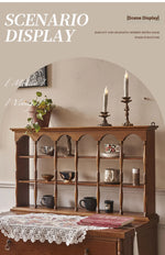 Elegant Ash Wood Storage Rack – Stylish Display Shelves for Kitchen or Living Room Décor hsysg-4977