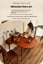Elegant Ash Wood Dining Table - Classic Design for Cozy Living Spaces hsysg-4978