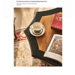 Elegant Ash Wood Table with Intricate Detailing for Living Room or Study hsysg-4982