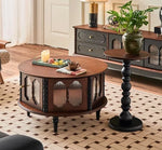 Stylish Ash Wood and Glass Coffee Table with Elegant Design for Modern Living Rooms hsysg-4984