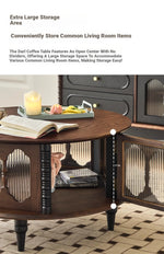 Stylish Ash Wood and Glass Coffee Table with Elegant Design for Modern Living Rooms hsysg-4984