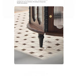 Stylish Ash Wood and Glass Coffee Table with Elegant Design for Modern Living Rooms hsysg-4984