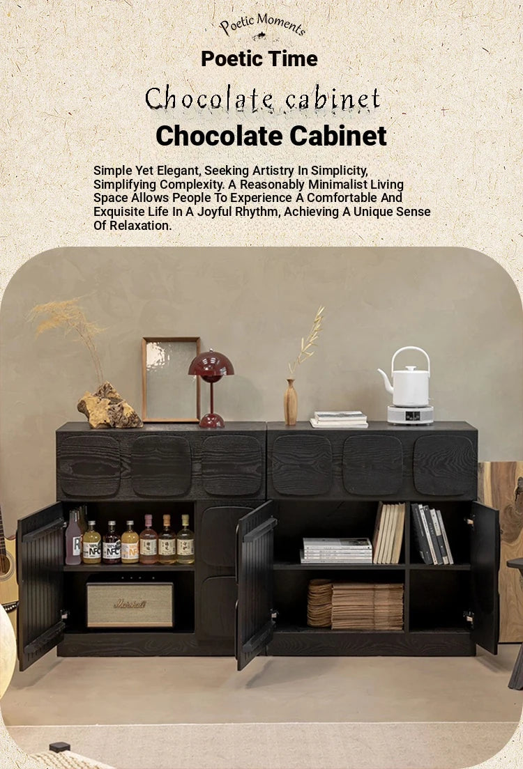 Stylish Ash Wood Multi-layer Cabinet for Modern Home Decor hsysg-4985