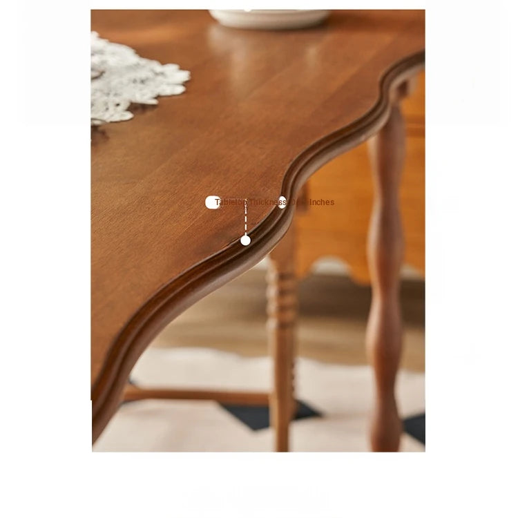 Stylish Ash Wood Dining Table - Elegant Design for Cozy Homes hsysg-4993