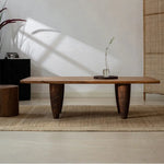 Solid Cedar Wood Tea Table - Elegant Centerpiece for Your Living Room hty-2056
