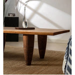 Solid Cedar Wood Tea Table - Elegant Centerpiece for Your Living Room hty-2056