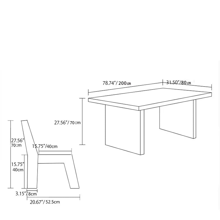 Classic Pine Wood Dining Table - Elegant Design for Modern Interiors hty-2059