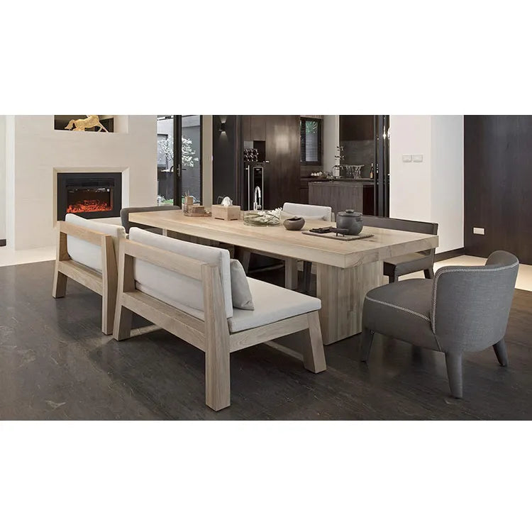 Classic Pine Wood Dining Table - Elegant Design for Modern Interiors hty-2059