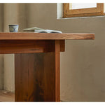 Elegant Walnut Wood Dining Table - Perfect for Modern Homes hty-2062