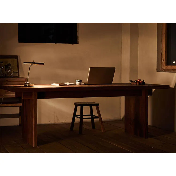 Elegant Walnut Wood Dining Table - Perfect for Modern Homes hty-2062