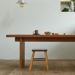 Elegant Walnut Wood Dining Table - Perfect for Modern Homes hty-2062