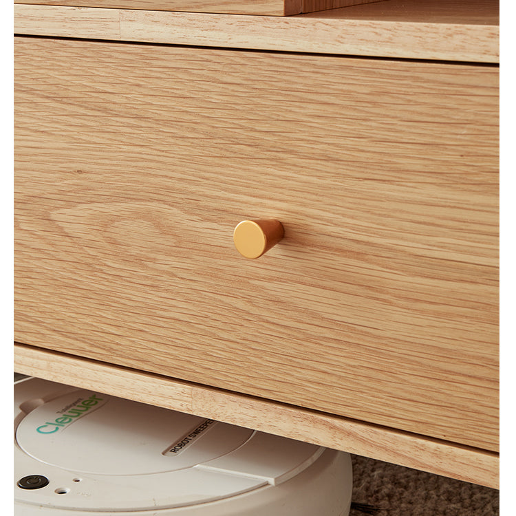 Stylish Oak Wood Tea Table - Elegant Natural Finish for Modern Homes hx-1571