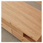 Stylish Oak Wood Tea Table - Elegant Natural Finish for Modern Homes hx-1571