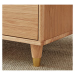 Stylish Oak Wood Tea Table - Elegant Natural Finish for Modern Homes hx-1571