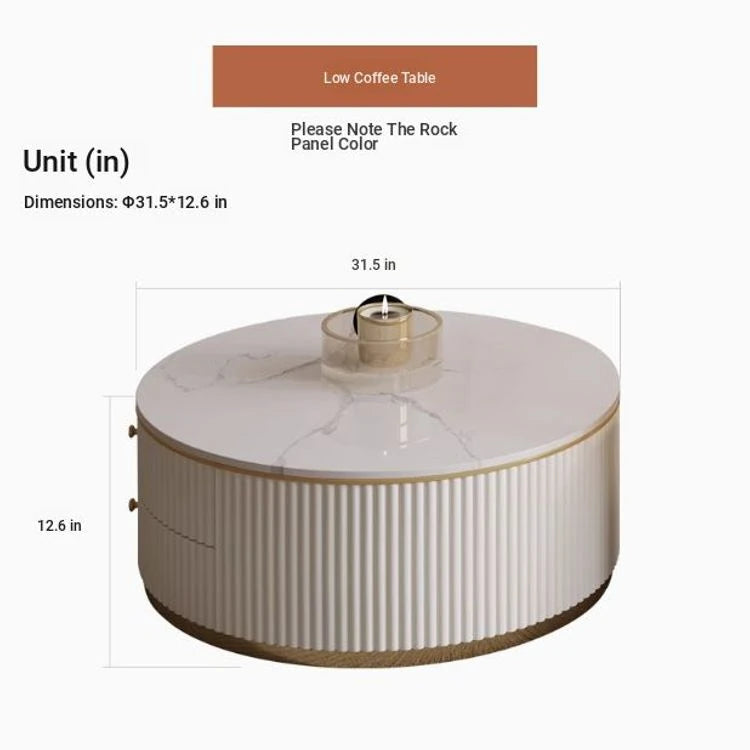 Elegant Tempered Glass Coffee Table with Stainless Steel Base and Sintered Stone Top - Modern Chic Centerpiece for Living Room hxbs-3029