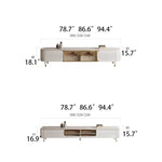 Elegant Tempered Glass Coffee Table with Stainless Steel Base and Sintered Stone Top - Modern Chic Centerpiece for Living Room hxbs-3029