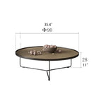 Stylish Multi-Layer Board Coffee Table Set - Modern Round Design for Living Room Decor hxbs-3031