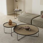 Stylish Multi-Layer Board Coffee Table Set - Modern Round Design for Living Room Decor hxbs-3031