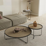 Stylish Multi-Layer Board Coffee Table Set - Modern Round Design for Living Room Decor hxbs-3031