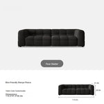 Modern Faux Lambswool Sofa - Stylish Pine & Oak Design for Chic Living Rooms hxy-5160