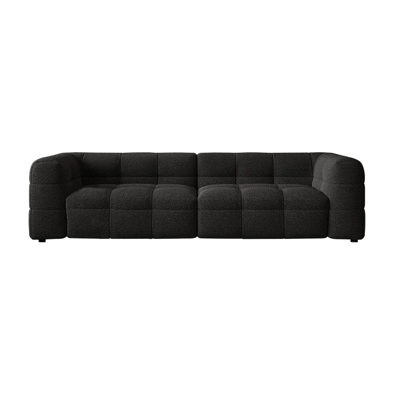 Modern Faux Lambswool Sofa - Stylish Pine & Oak Design for Chic Living Rooms hxy-5160