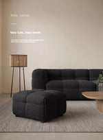 Modern Faux Lambswool Sofa - Stylish Pine & Oak Design for Chic Living Rooms hxy-5160