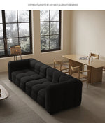 Modern Faux Lambswool Sofa - Stylish Pine & Oak Design for Chic Living Rooms hxy-5160