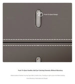 Stylish Bedside Cupboard with Ceramic Sintered Stone and Solid Wood - 3 Drawer Nightstand in Synthetic Leather Finish hxy-5166