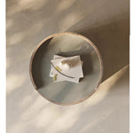 Elegant Round Bedside Cupboard with Multi-layer Board & Synthetic Leather Finish - Stylish Storage Solution for Modern Bedrooms hxy-5167