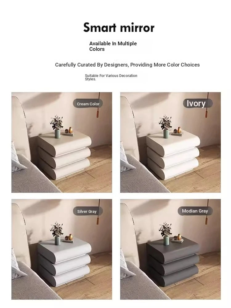 Stylish PU Leather Bedside Cupboard with Pine Base - Modern Storage Solution for Your Bedroom hxy-5168