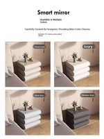 Stylish PU Leather Bedside Cupboard with Pine Base - Modern Storage Solution for Your Bedroom hxy-5168