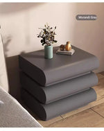 Stylish PU Leather Bedside Cupboard with Pine Base - Modern Storage Solution for Your Bedroom hxy-5168