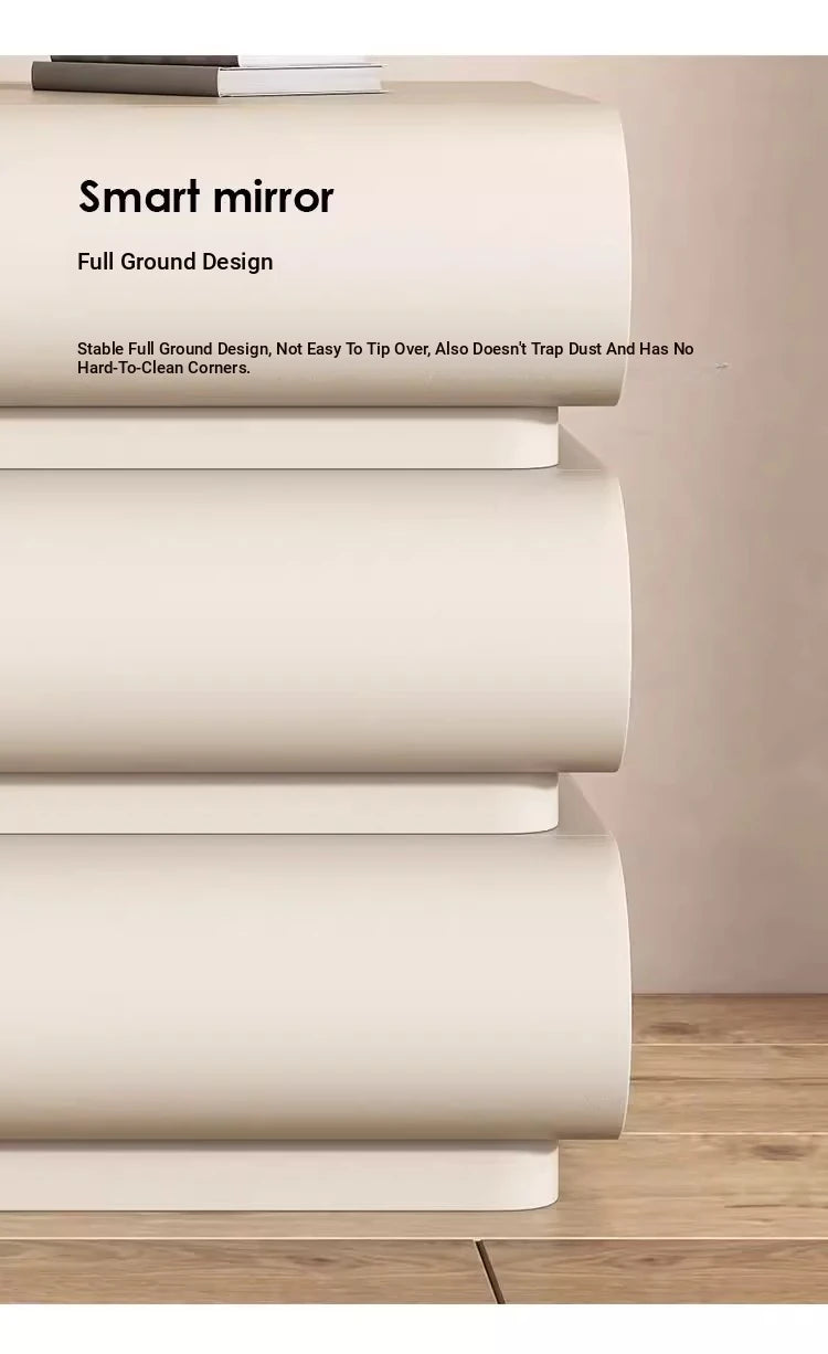 Stylish PU Leather Bedside Cupboard with Pine Base - Modern Storage Solution for Your Bedroom hxy-5168