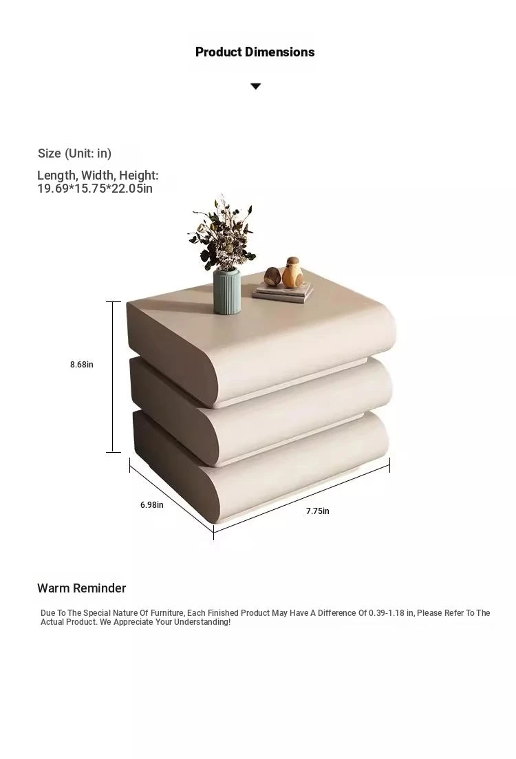 Stylish PU Leather Bedside Cupboard with Pine Base - Modern Storage Solution for Your Bedroom hxy-5168