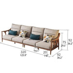 Stylish Ash Wood Sofa with Faux Leather Upholstery – Modern Comfort and Elegance for Your Living Room hyc-3113