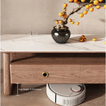 Elegant Ash Wood TV Cabinet with Sintered Stone Top – Modern Home Entertainment Solution hyc-3114