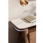 Elegant Ash Wood TV Cabinet with Sintered Stone Top – Modern Home Entertainment Solution hyc-3114