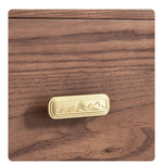 Stylish Ash Wood Coffee Table with Sintered Stone Top and Storage Drawers - Modern Living Room Furniture hyc-3116