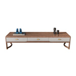 Stylish Ash Wood TV Cabinet with Storage Drawers - Modern Living Room Furniture hyc-3117
