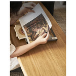 Rustic Solid Wood Coffee Table - Stylish Modern Design for Living Room Decor hyc-3118