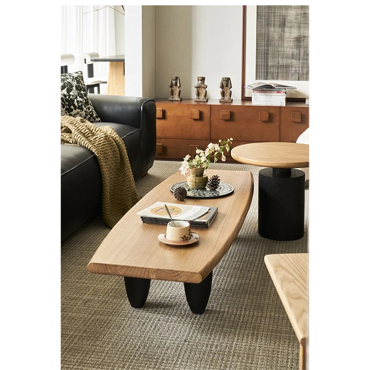 Rustic Solid Wood Coffee Table - Stylish Modern Design for Living Room Decor hyc-3118