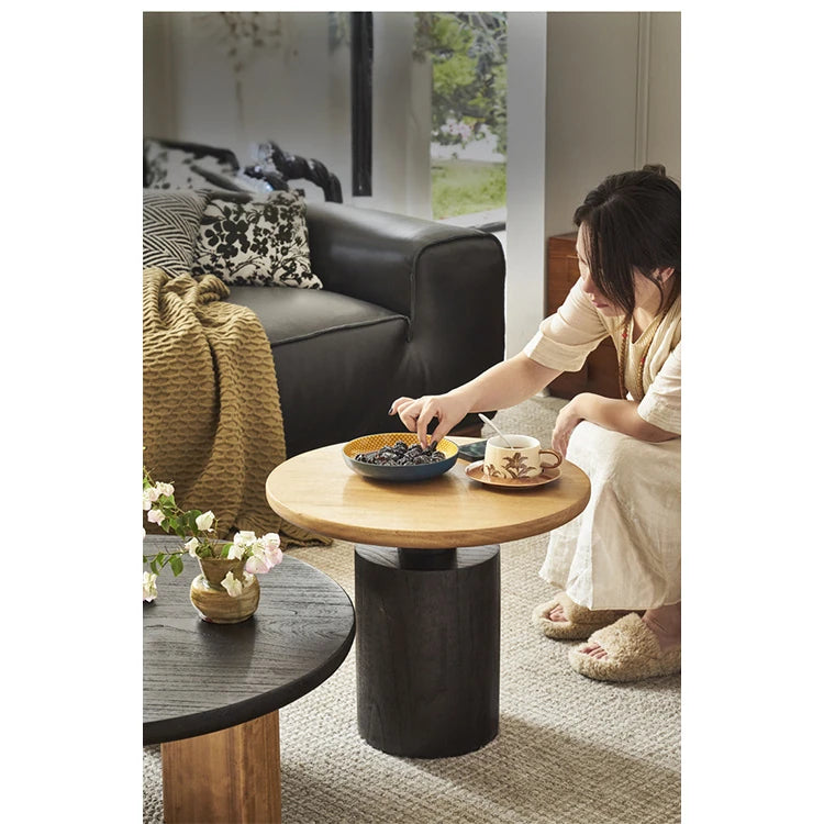 Rustic Solid Wood Coffee Table - Stylish Modern Design for Living Room Decor hyc-3118