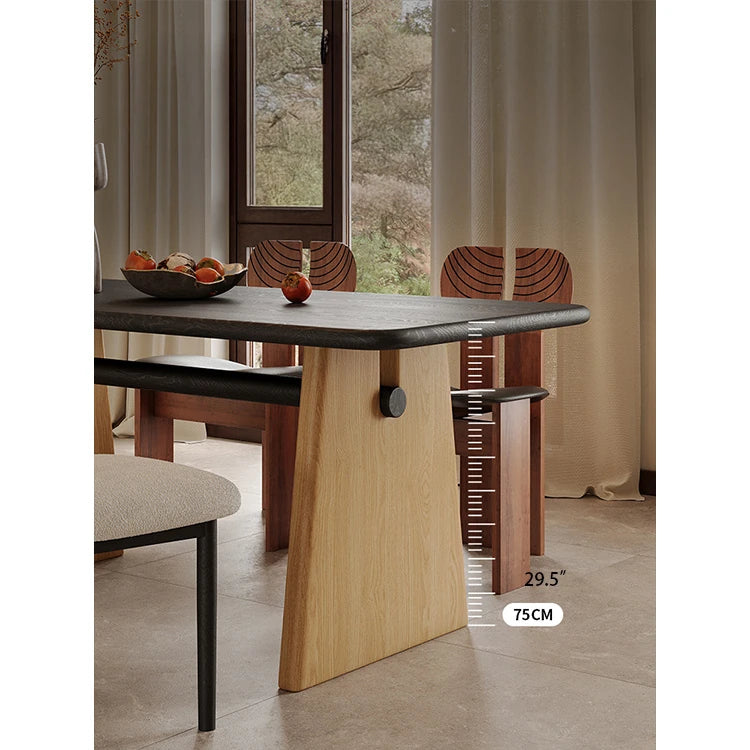 Stylish Solid Wood Dining Table - Modern Design for Chic Home Interiors hyc-3122