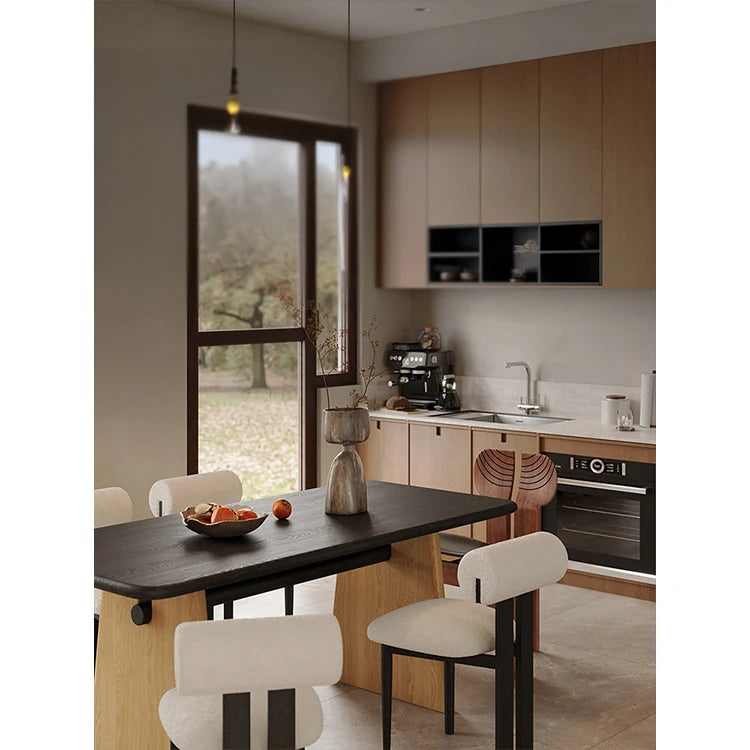 Stylish Solid Wood Dining Table - Modern Design for Chic Home Interiors hyc-3122