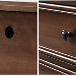 Luxurious Solid Wood TV Cabinet with Tempered Glass Doors - Elegant Living Room Centerpiece hyjyj-4262